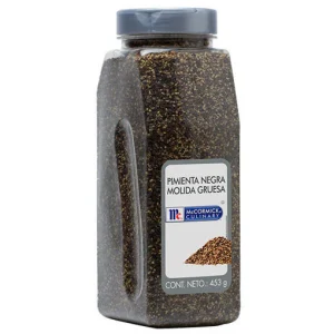 Pimienta Negra Molida Gruesa 453 g