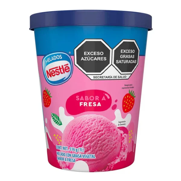 HELADO NESTLE FRESA 6/1 LITRO