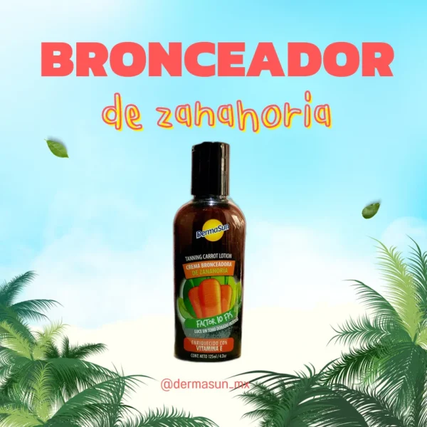 Bronceador de Zanahoria Crema 10FPS 125 ml