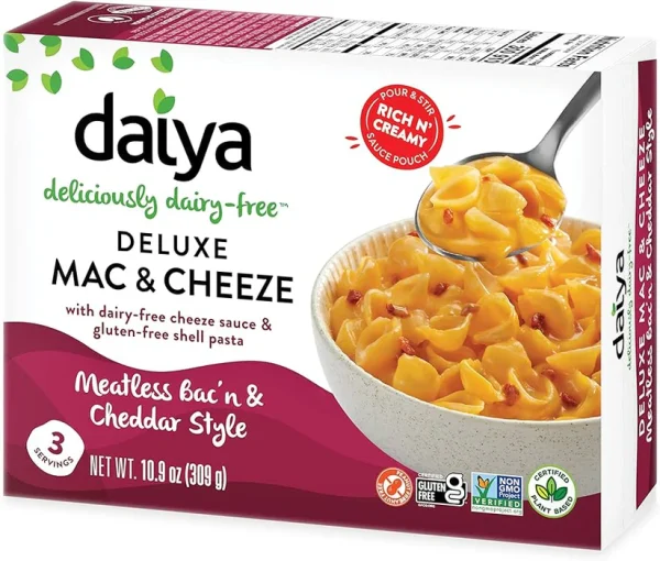 MAC & CHEEZE MEATLESS BAC’N & CHEDDAR STYLE