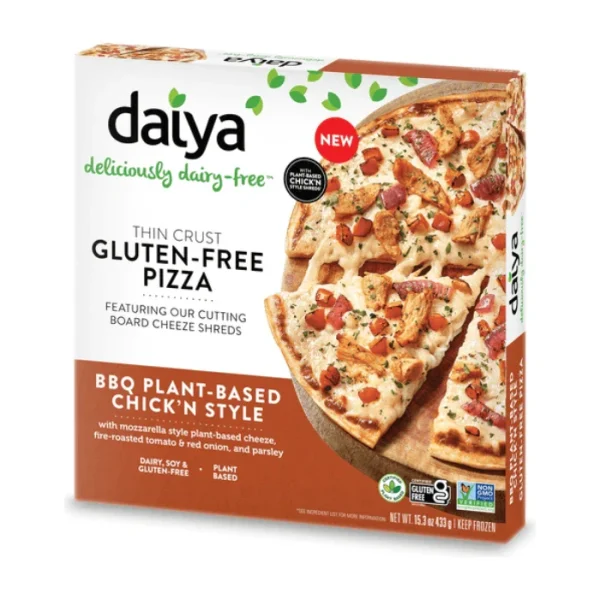 THIN CRUST GLUTEN-FREE PIZZA BBQ PLANT-BASED CHICK'N STYLE