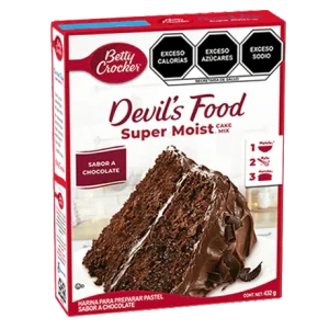 Harina para Pastel Devil’s Food Super Mois de Betty Crocker