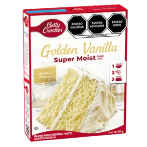 Masa para Pastel Golden Vanilla Super Moist de Betty Crocker